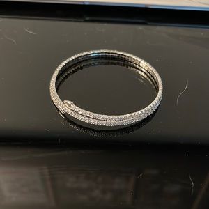 Spiral Pave Bracelet